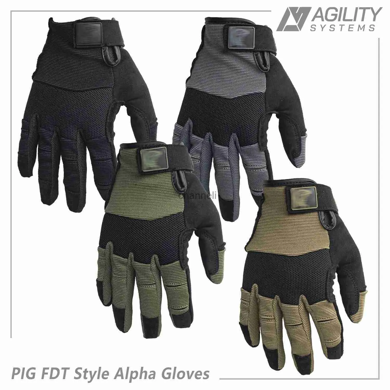 Cykelhandskar Pig FDT Style Alpha Tactical Gloves For Outdoor Camping Riding Breattable Lightweight Non-Slip Pouch Screen YQ231129