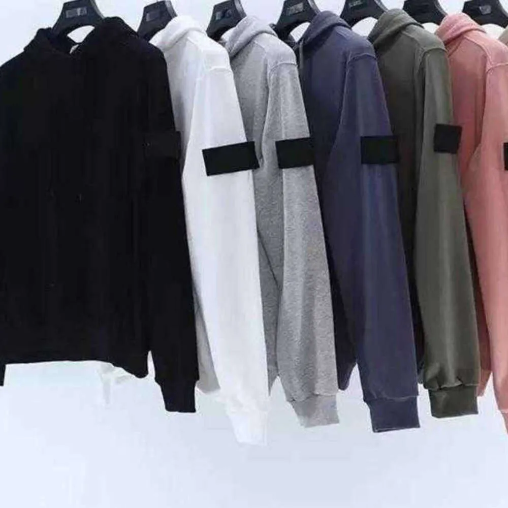 Colors Designers Mens stones Island Hoodie Candy Hoody Women Casual Long Sleeve Couple Loose O-neck Sweatshirt Motion current 698ess57