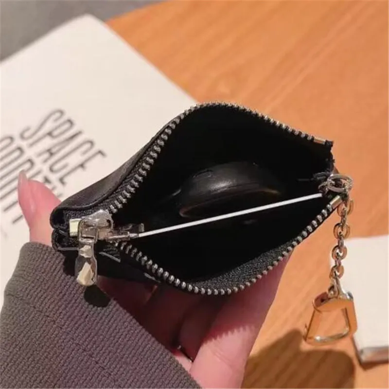 Designer key chain pouch Men Women Mini Wallets Keychains Zip pocket purse Lover Keychains Card holders Keyring Luxury Fashion Accessories