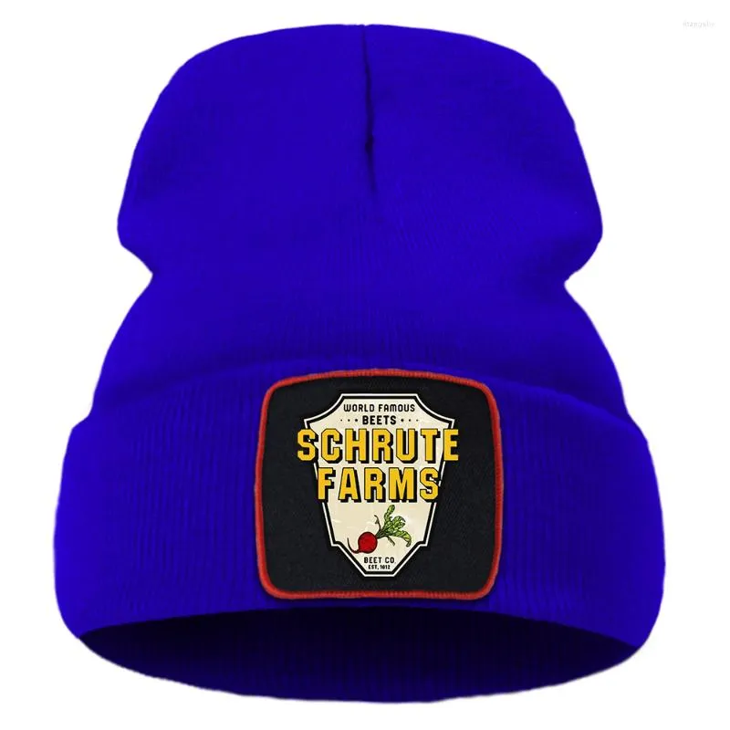 Berets na całym świecie słynny buraki schrute farms upraw drukarnia unisex bonnet