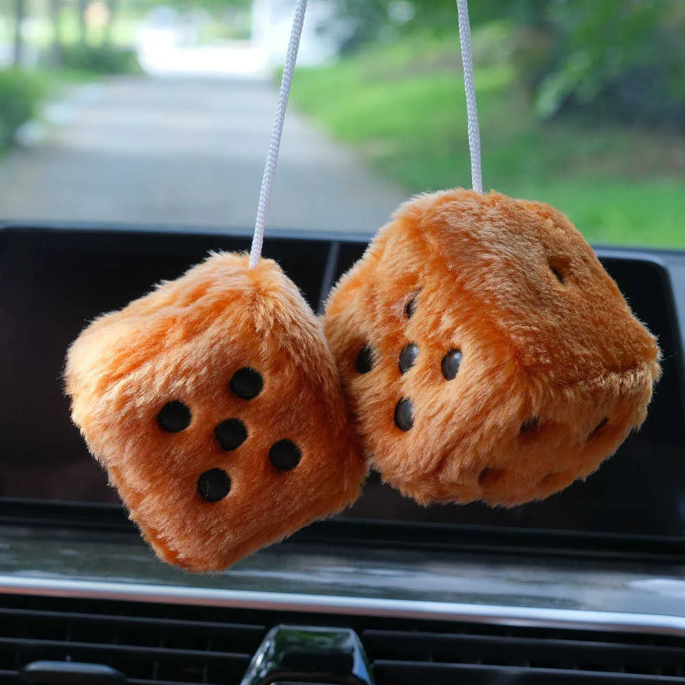 Red fuzzy dice discount