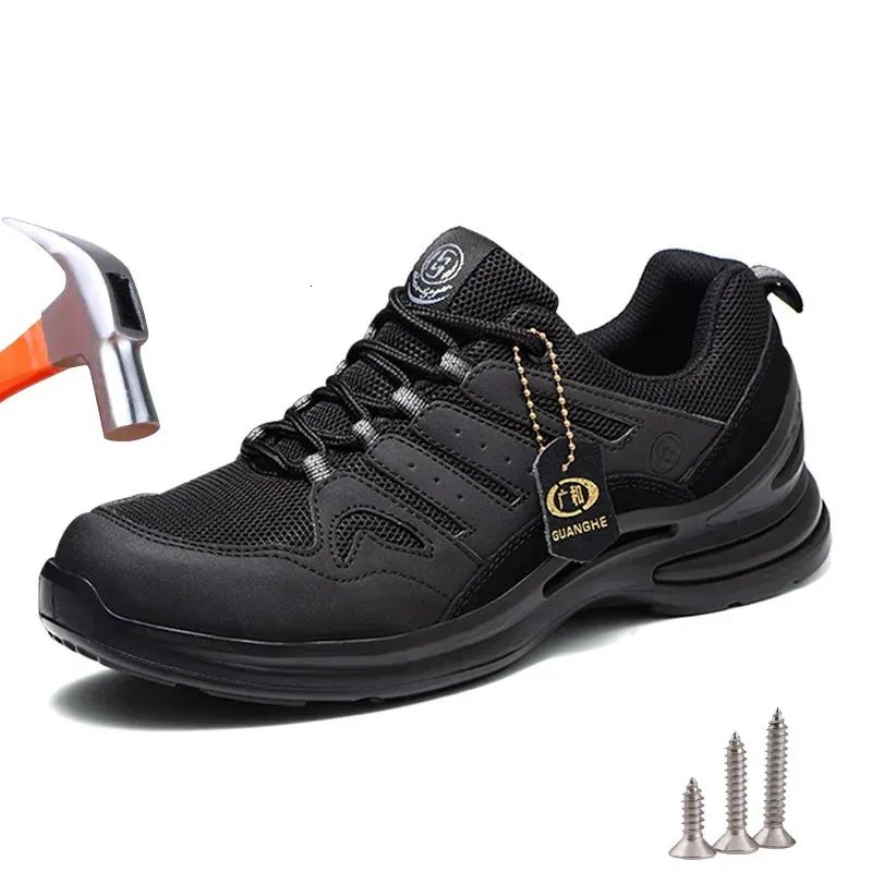 Lightweight Breathable Work Safety Non Slip Work Shoes For Men And