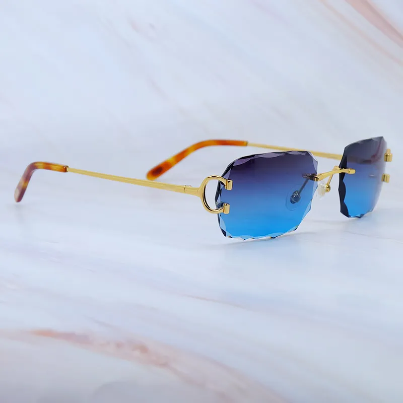Diamond Cut Sunglasses Wire C Designer Carter Luxury Sun  display picture 3