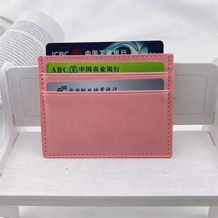 Titulares de cartões Credit Wallet Designers Men e Women Leather 2022 PASSAPORT ID ID Business Mini Casol Pocket para Ladies Purse Case 2695