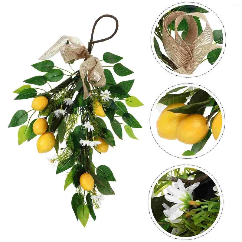 Decorative Flowers Front Door Decor Simulation Wall Hanging Hawaiian Party Garland Fake Ornament Housewarming Gift