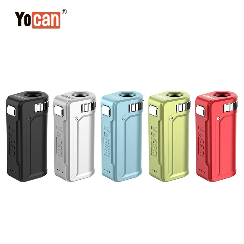 Yocan UNI S Box Mod Batterie intégrée de 400 mAh Diamètre réglable pour tous types d'atomiseurs Vaporisateur 100% original