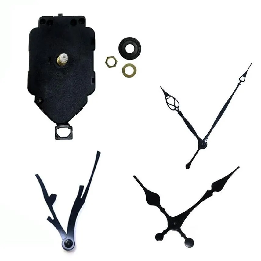 Horloges murales 10pcs Reloj de Pared Silent Quartz Clock Mouvement Pendule avec aiguilles Accessoires de réparation de haute qualité suspendus333v