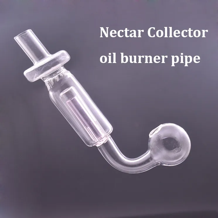 Pipa de fumar vendedora caliente Colector de paja Dab Pipa de quemador de aceite para bongs de vidrio Pipas de agua para fumar Plataforma petrolera Aceptar logotipo personalizado personalizado