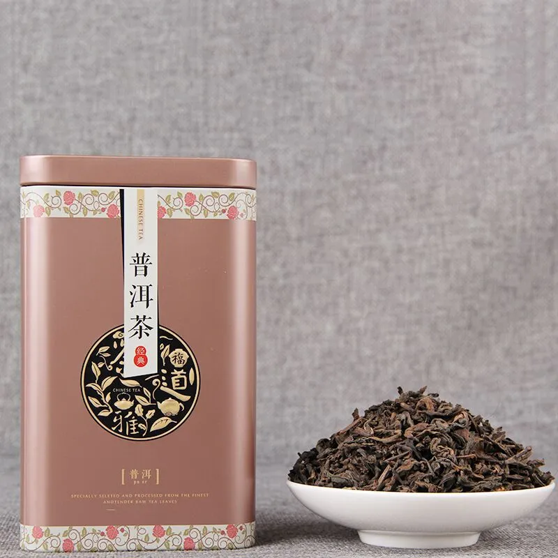 Продвижение 100 г спелый чай пуэр yunnan маленький консервированный пуэр -чай Органический натуральный натуральный старый дерево