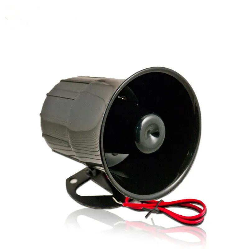 12V 24V Alarm Siren Horn Outdoor With Bracket For Home Security