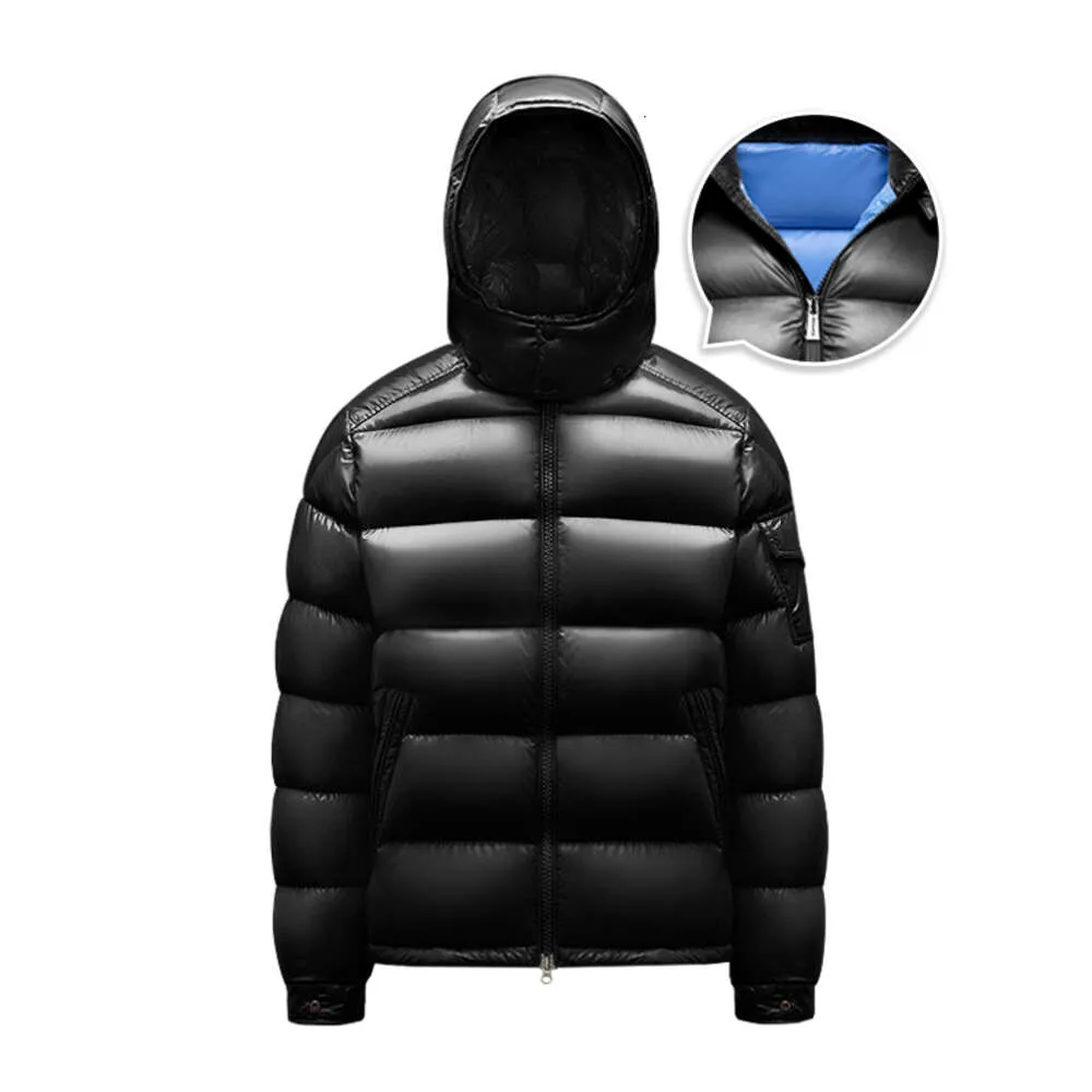 Mens Shiny Puffer Jacket - Custom Winter Coat, Stylish Bubble