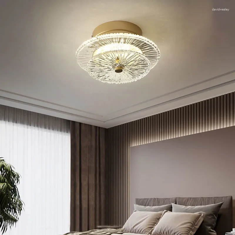 Ceiling Lights Modern Luxury Crystal Lamp Creative Simple Hall Entrance Corridor Balcony Bedroom Lighting Fixtures