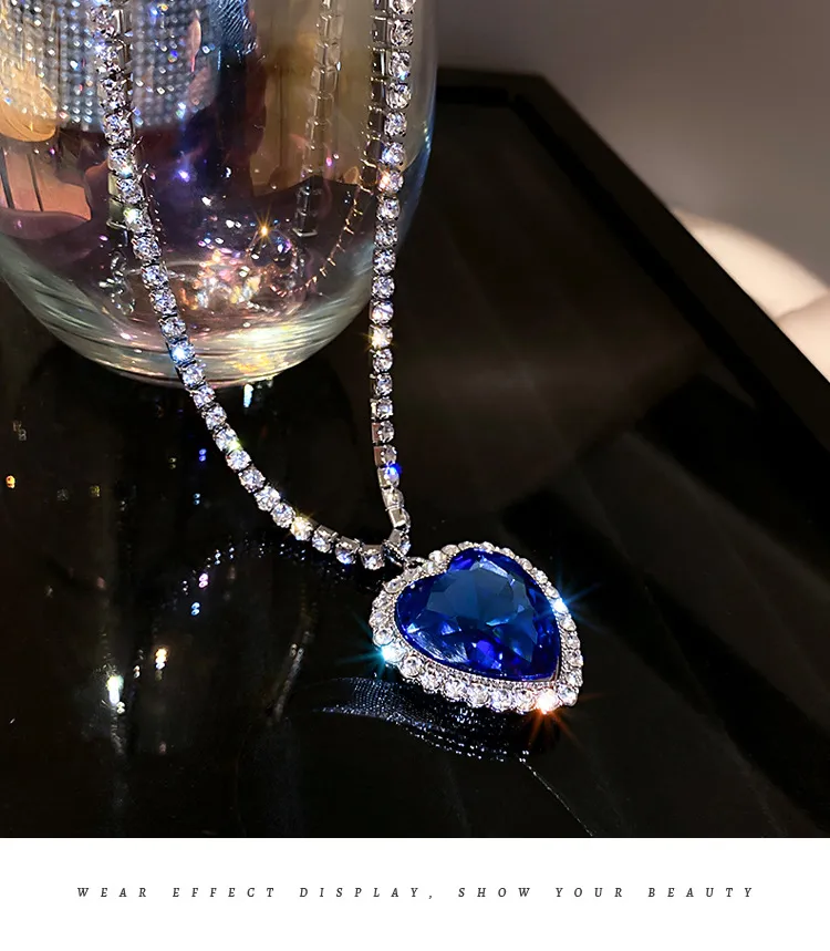 NORTH STAR PENDANT WITH BLUE TEARDROP – Titanic Museum Attraction