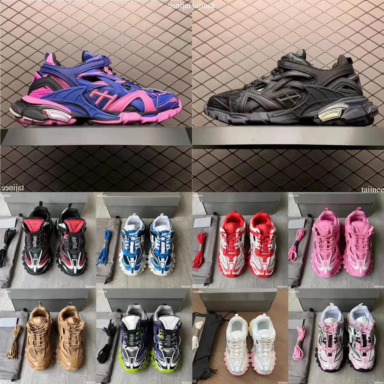 Designer Track 2.0 Sneakers: Casual Lace-Up Shoes for Men and Women ...