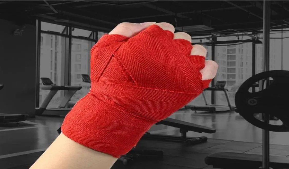 1set2pcs New Boxing wraps Punching Hand Wrap Boxing Training muay thai Gloves Training Wrist Protect 2 Colors7296917