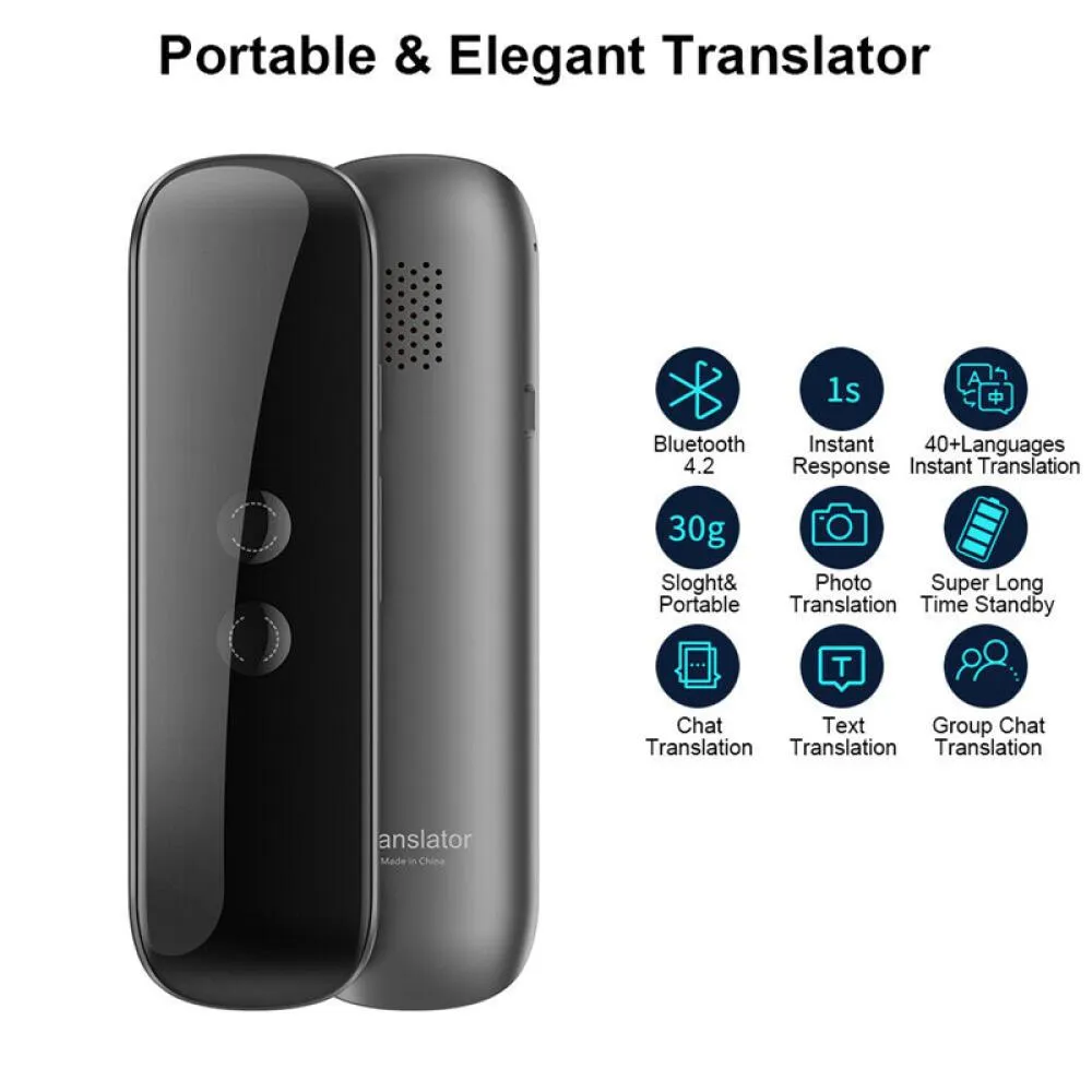 ₩32,852에서 도구 스마트 음성 G5 번역기 스마트 인스턴트 실시간 음성 40+언어 Iphone Android 용 이동 비즈니스  번역기 | Dhgate