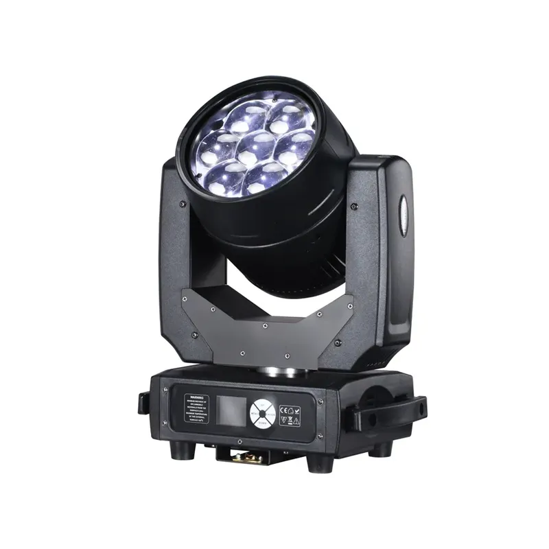 4pcs LED 60W Wash Moving Head 6*40W RGBW 4in1 LED Mini abelhão zoom de zoom movimentado Disco DJ DJ Club Stage Light