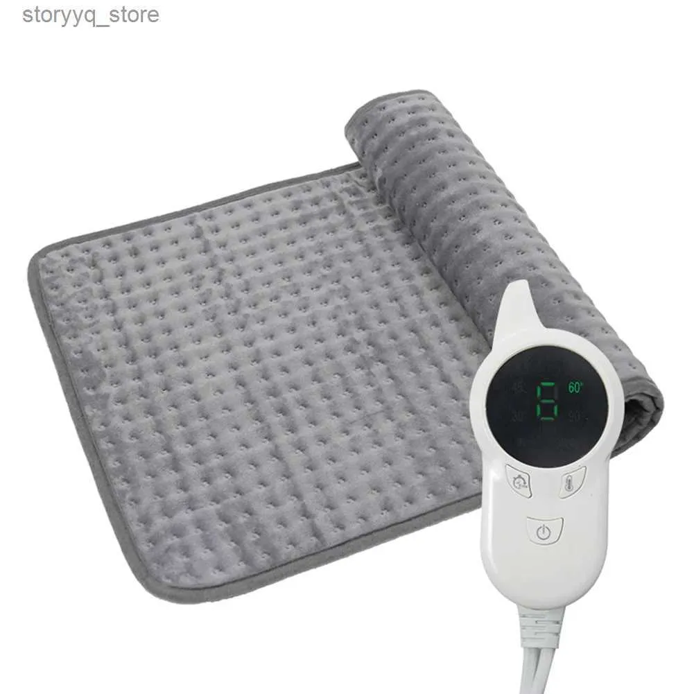 Electric Blanket Electric Heating Mat Soft Skin Friendly Sleep Heating Pad 9 Gear Adjustable Pain Relief Massage for Body Shoulder Neck Back Leg Q231130