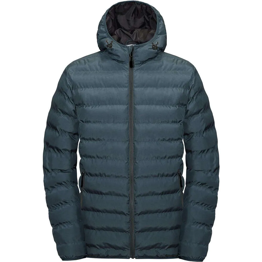 Hommes chaud imperméable vers le bas bomber veste hommes à capuche coupe-vent hommes vestes d'hiver manteau taille S-3XL 6ER0D