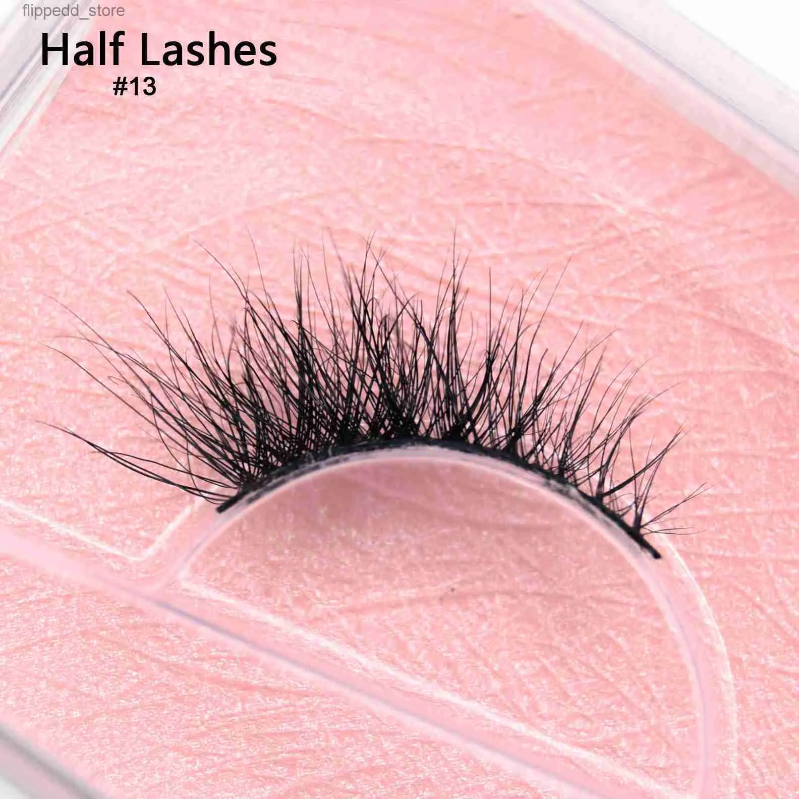 Falska ögonfransar Visofree Half Lures Natural Half Eye False Eyelashes Fake Lashes Makeup 3D Mink Lashes Eyelash Extension Mink Eyelashes Beauty Q231129