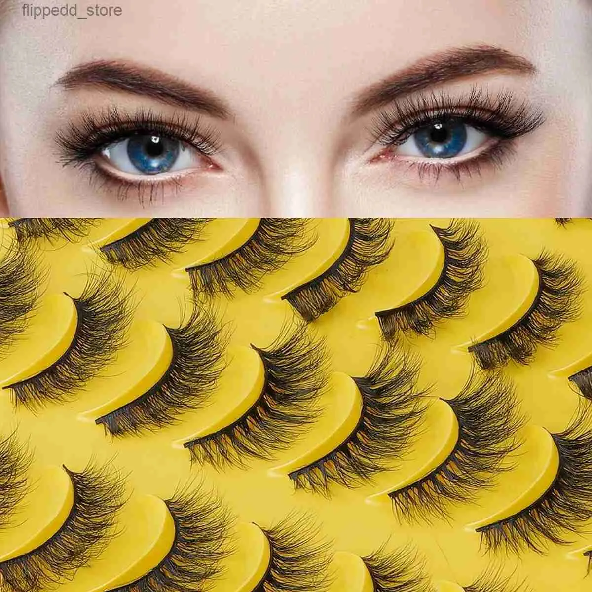 Thick false sale eyelashes