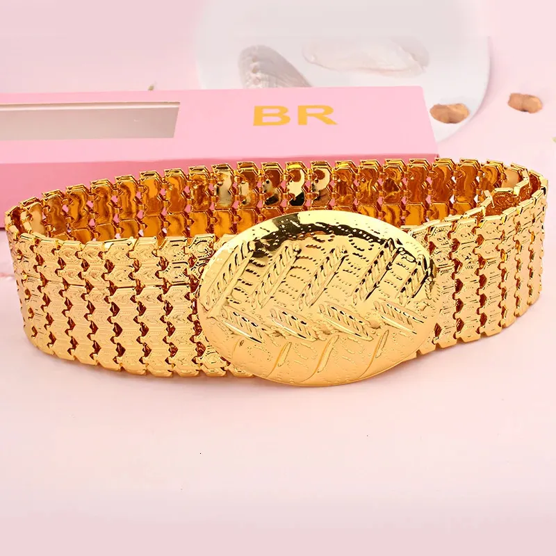 Other Fashion Accessories Turkish Soft Metal Belts Gold Plated Caftan Wedding Sash Ethnic Body Jewelry for Women Bridal Waist Chain Festival Outfit