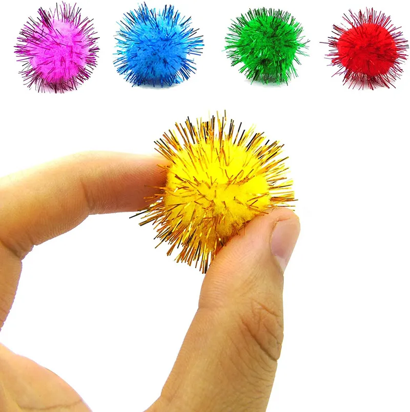 Tinsel Pom Poms