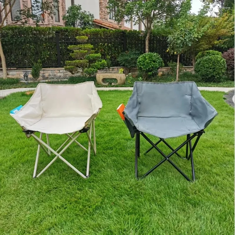 Lightweight Compact Moon Chair With Side Pockets Durable And Portable Armless Folding Camp Chair For Hiking Beach And Lawn From Zhangjiee 40.86 DHgate.Com