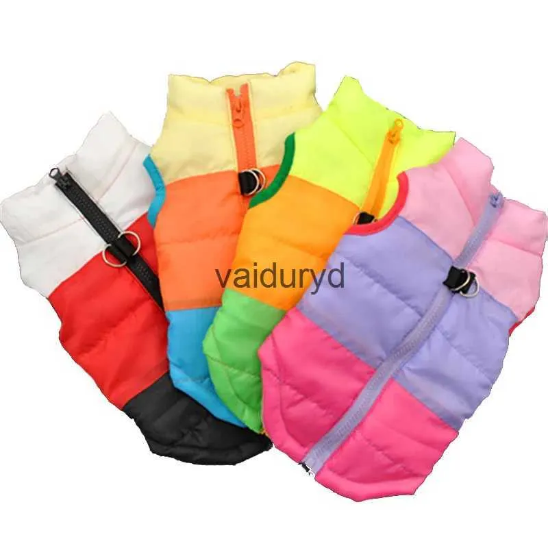 Vêtements pour chiens Vêtements chauds Coupe-vent Manteau d'hiver pour animaux de compagnie et vêtements rembourrés pour Yorkie Chihuahua Chiot Chat Tenue Gilet Produitsvaiduryd