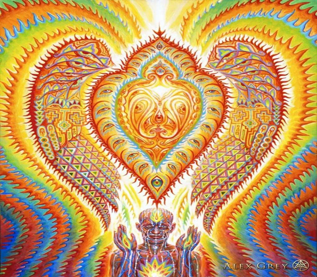 Плакат 32x24quot 17x13quot Trippy Alex Grey настенный постер с принтом домашнего декора настенные наклейки плакат Decal0524578924