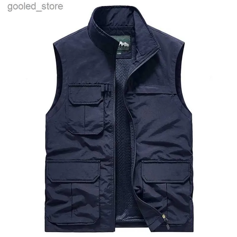 Mens Vests Camping Fishing Vests For Men Outdoors Tactical Webbed Gear  Sports Man Motorcycle Vest Mens Jackets Big Size Clothes Coat Work Q231129  From Gooled, $10.12