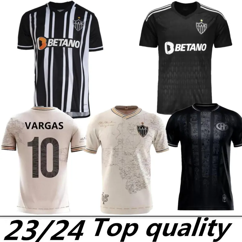 22/23/24 Maillots de football Atletico Mineiro Domicile 2023 VARGAS M.ZARACHO SASHA ELIAS 113 édition spéciale Maillot Extérieur blanc KENO MARQUINHOS GUGA 3ème uniforme de football