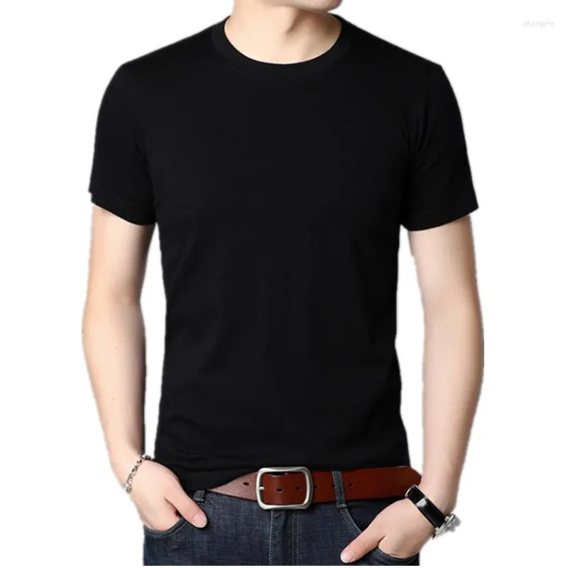 Herr t shirts 2023 sommar koreansk kort ärm stor storlek casual bomullskjorta kläder kamisor blusas masculinas vestidos casuales