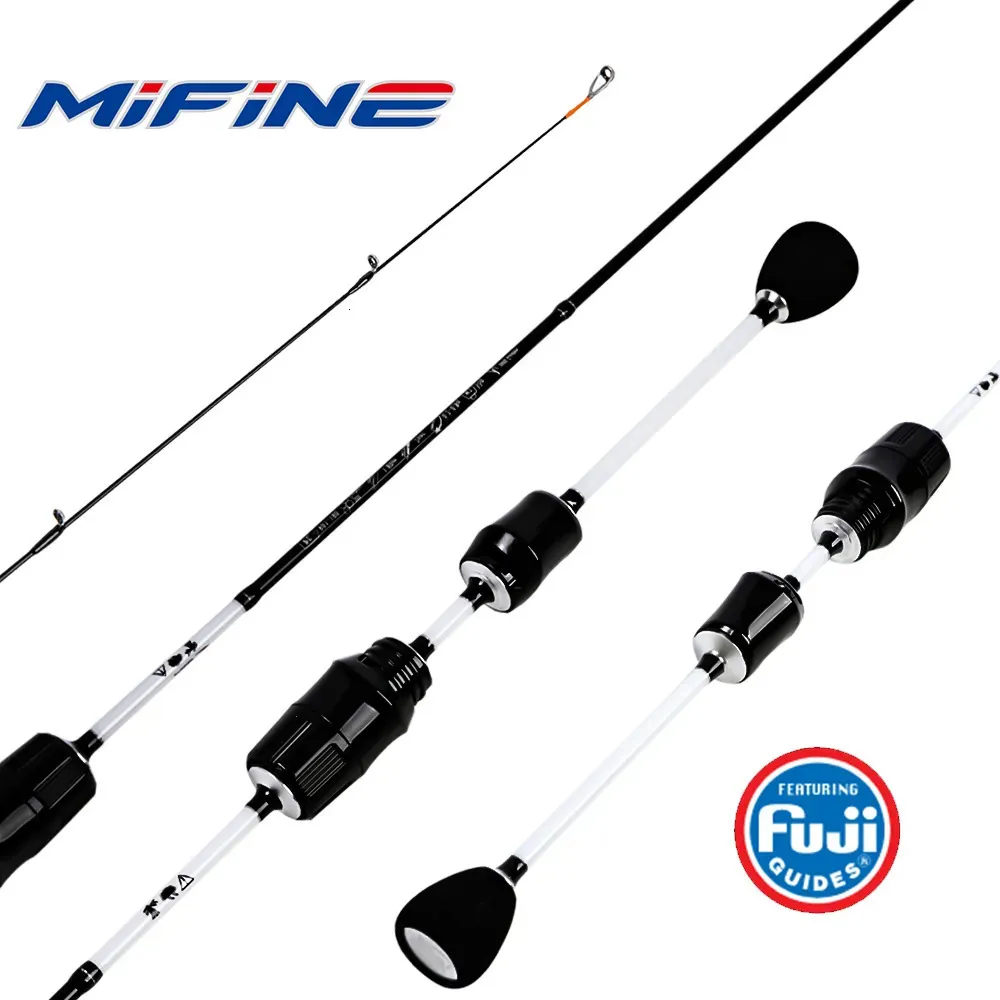 Łódź wędkarska Mifine Illusion Slash Xul Ultralight Spinning Rod 0208G 30T Włókno Fujils Pierścienie solidne końcówki pstrąga 231129