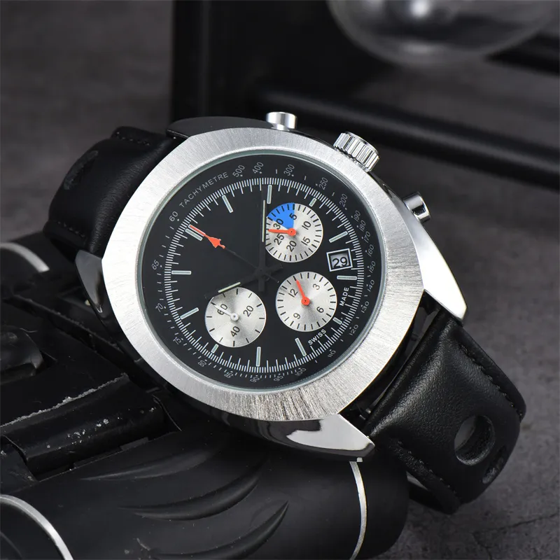 Luxury Mens Business Casual Watch With Classic Style And All Functional Leather A Strap From Clockbrand 25.15 DHgate.Com