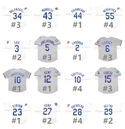 CUSTOM Vintage 1981 LA Baseball Jersey Lasorda Steve Garvey Piazza Hideo Nomo Manny Ramirez Kirk Gibson 1988 World Series Fernando Valenzuel