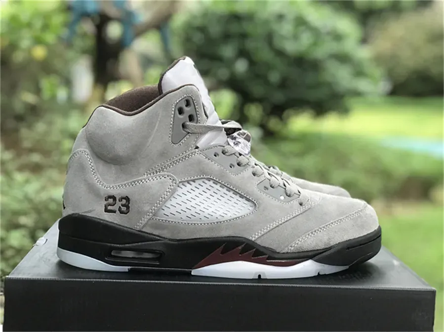 Black top suede 5s