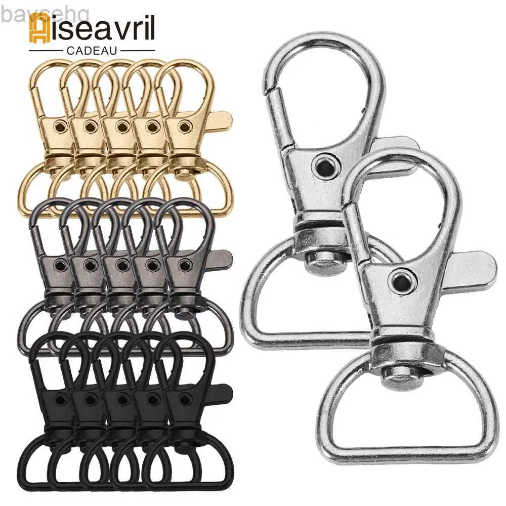 Key Rings 5/10/Swivel Clasps With D Ring Lanyard Snap Hooks Keychain Clip  Hook Metal Lobster Claw Clasp For Keyrings Crafting Sewing Zln231129 From  1,14 €