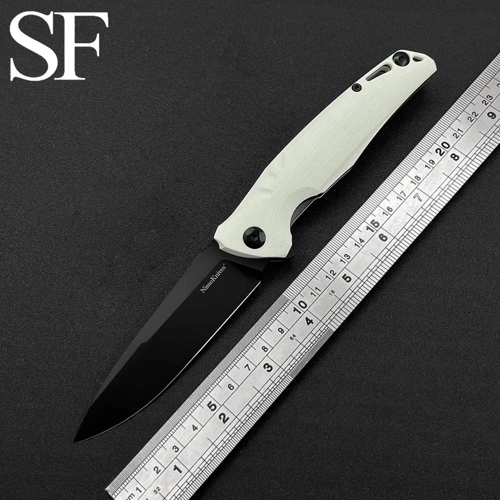 nimoknives fatdragon pocket Quick-Opering Folding Knifle D2 Blade G10 손잡이 야외 캠핑 홀리데이 선물