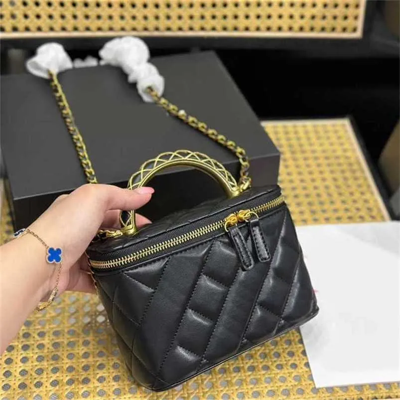 quality women Designer Shoulder Cosmetic mirror Luxury Crossbody Small Square Bag Women's High Quality Leather Clutch Chain Mobile Phone Handbags 230615