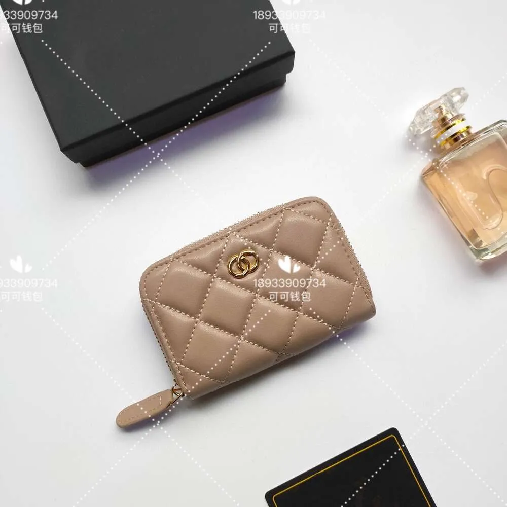 DHgate.com:Exquisite Compact Classic Card Bag with Zipper Design 