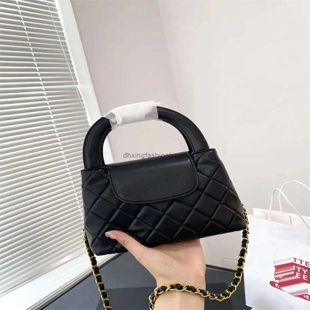 Ms classic original golden chain of high quality luxury brand Channel bag handbag purse messenger bag purse leather shoulder bag folding box of wholesale