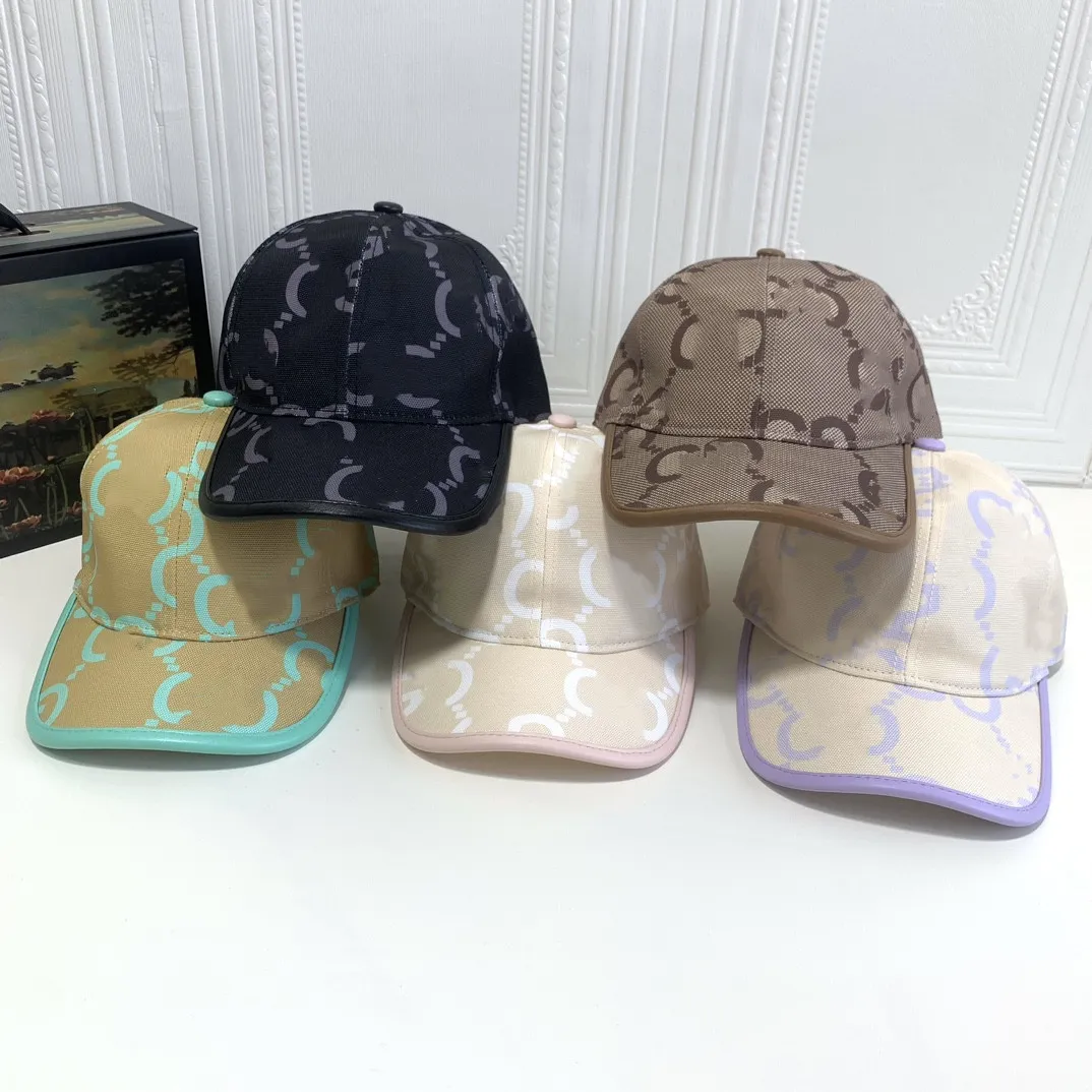 Fashion Letter Designer Ball Caps für Damen Casual Sports Caps Sunshade Hat