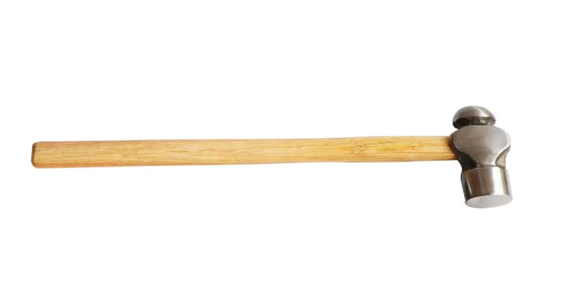 315 cm längd Planering jagar hammare med trähandels juvelerar guldsmith metallhuvud lövträhandtag jagar hammare hand också8767333