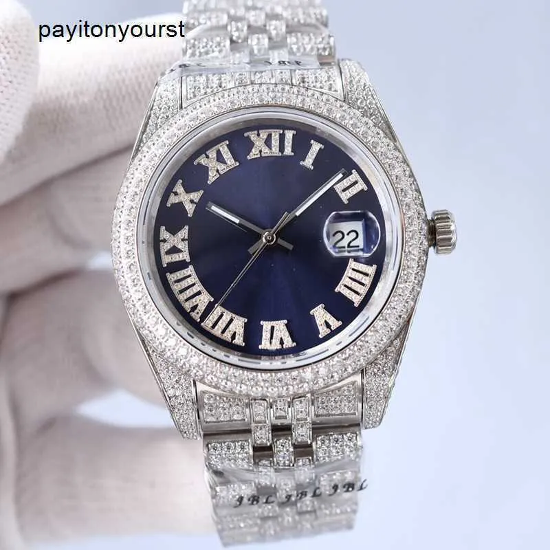 Mens silver cheap bling watches