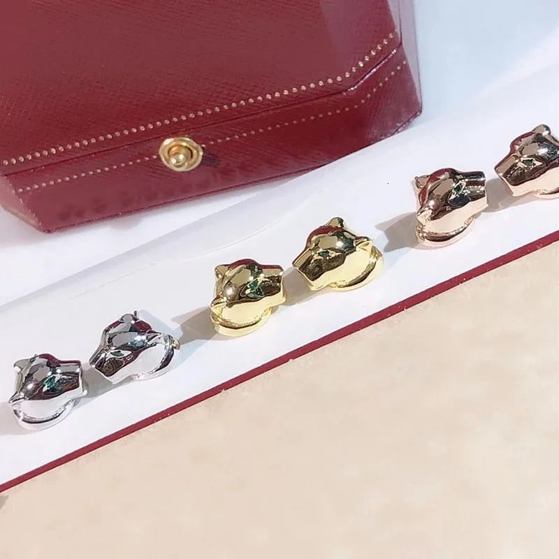 Boucles d'oreilles léopard en argent sterling 925 pour dames, personnalité, mode, marque de luxe délicate, bijoux, cadeau de fête, 231129