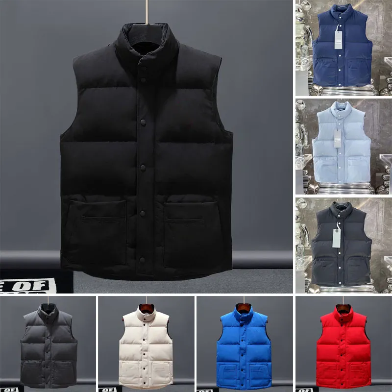 Gilets d'hiver épais pour hommes sans manches gilet de créateur vers le bas gilet nord design pour homme bodywarmer veste bouffante femme vêtements d'extérieur mode haute qualité luxe XS-5XL