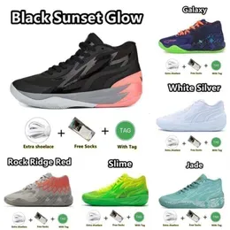 Lamelo Sports Shoes with Shoe Box Ball Lamelo 1 Mb01 Men Basketball Shoes Rick and Morty Rock Ridge Red Queen City Not From Here Lo Ufo  Black Blast Mens Trainers