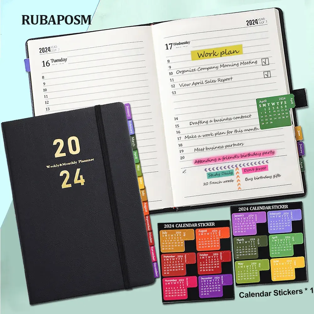Wholesale 2024 Agenda A5 Planner Notebook With 365 Days Untitled Notepad, Daily And Weekly Plan Diary, Calendar And Index Sticker Perfect Office And School Supplies Gift 231128 From Hu10, $9.81 | DHgate.Com wholesale-2024-agenda-a5-planner-notebook-with-365-days-untitled-notepad-daily-and-weekly-plan-diary-calendar-and-index-sticker-perfect-office-and-school-supplies-gift-231128-from-hu10-9-81-dhgate-com