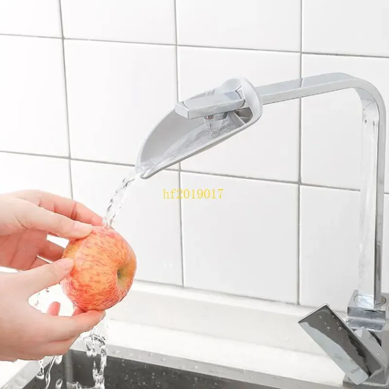 Water faucet lengthening hand sanitizer guide sink extender for children baby hand washing assistant Extender